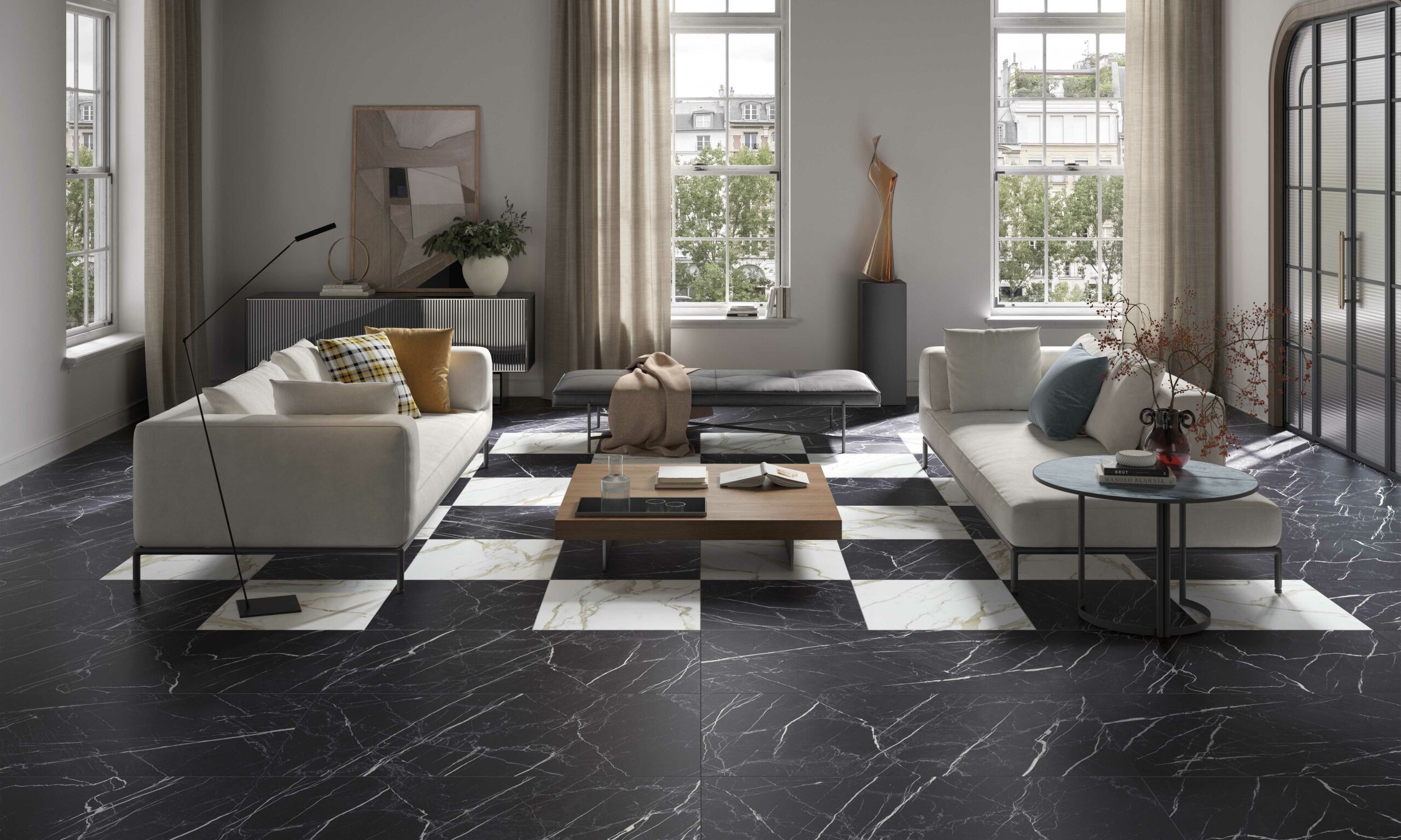 sammys-designer-flooring-tile-majestic-nero-bilbao-and-oro-versilia